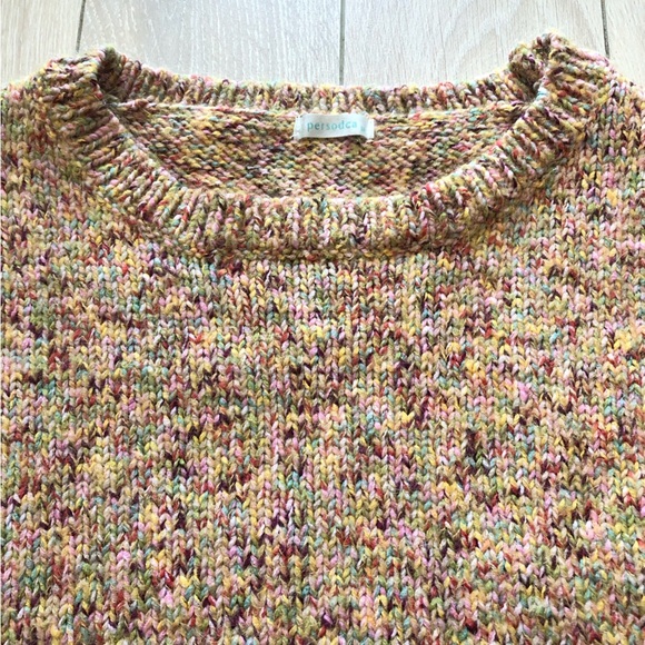 Persodea Japanese Brand Mohair Blend Marled Sweater Size LL - Picture 4 of 10